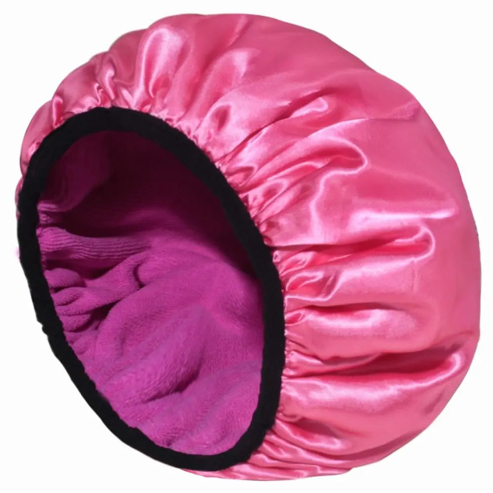 Waterproof Shower Cap - Satin Lined