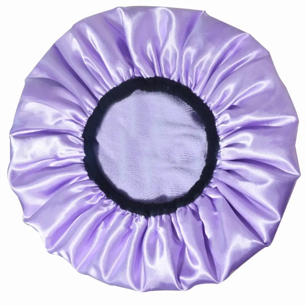 Waterproof Shower Cap - Satin Lined
