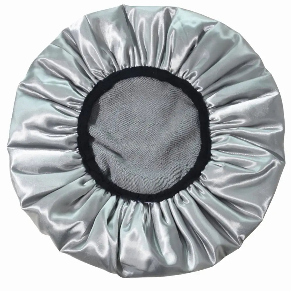 Waterproof Shower Cap - Satin Lined