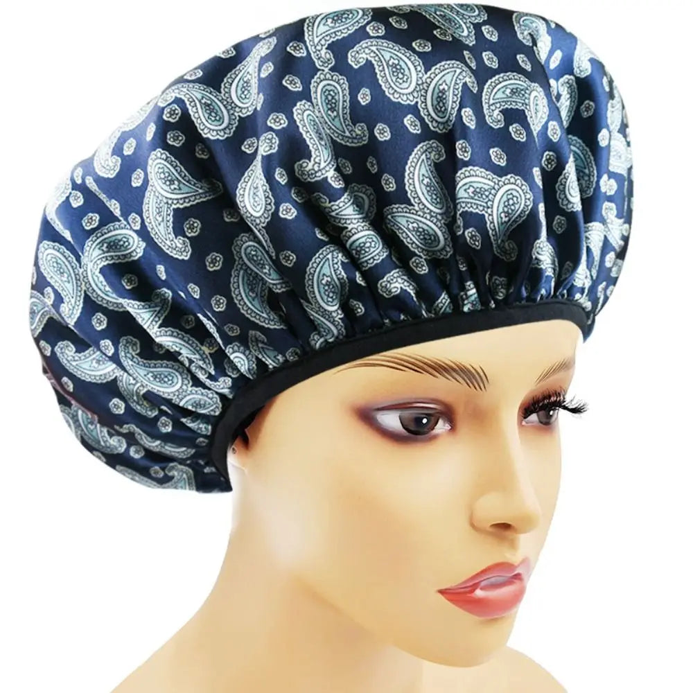 Waterproof Shower Cap - Satin Lined