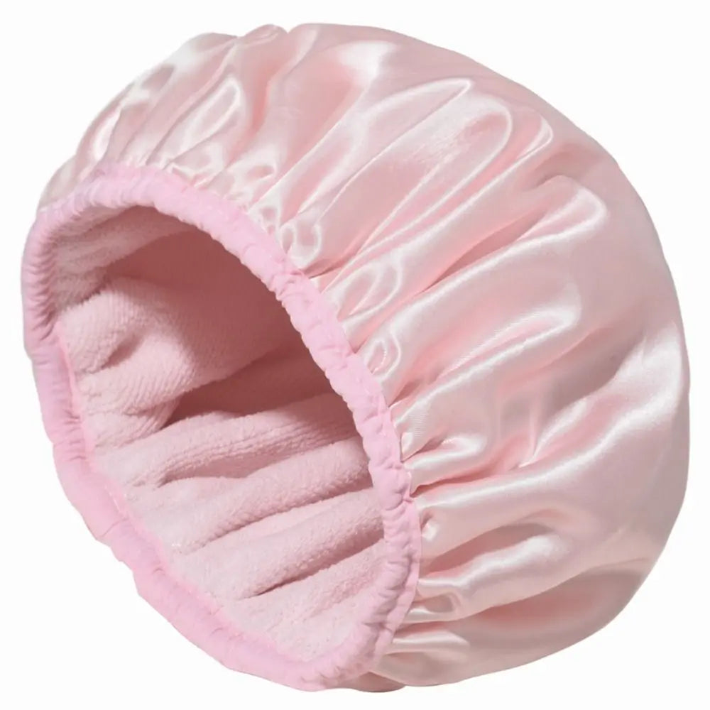 Waterproof Shower Cap - Satin Lined