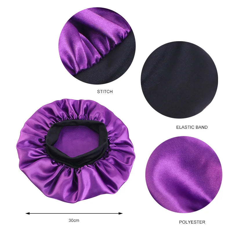 Luxury Satin Bonnet - For Curly Hair